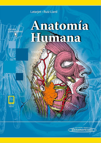 Portada de Latarjet 5° Edición Tomo 1 - copia anillada impresa a color en hoja A4