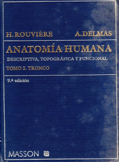 Portada de Rouviere 9° Edición Tomo 2 - copia anillada impresa a color en hoja A4