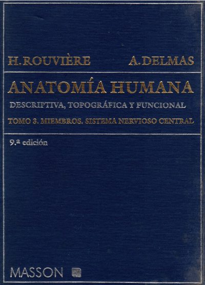 Portada de Rouviere 9° Edición Tomo 3 - copia anillada impresa a color en hoja A4